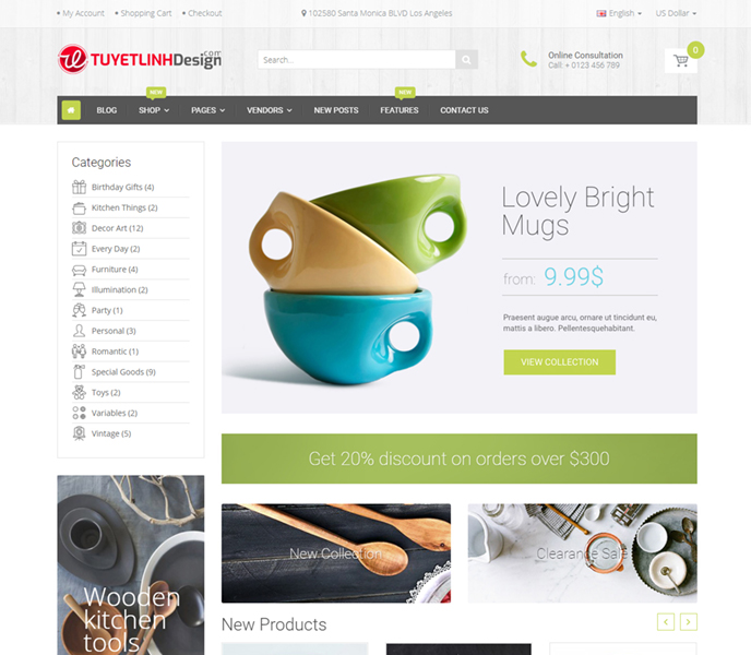 Mẫu website thương mại điện tử - WDTMDT - 8